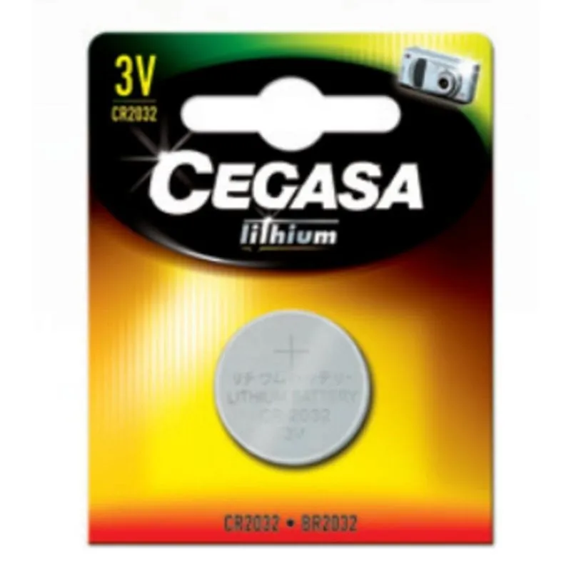 Pila CR2032 Cegasa 3V 1 pila - immagine 1