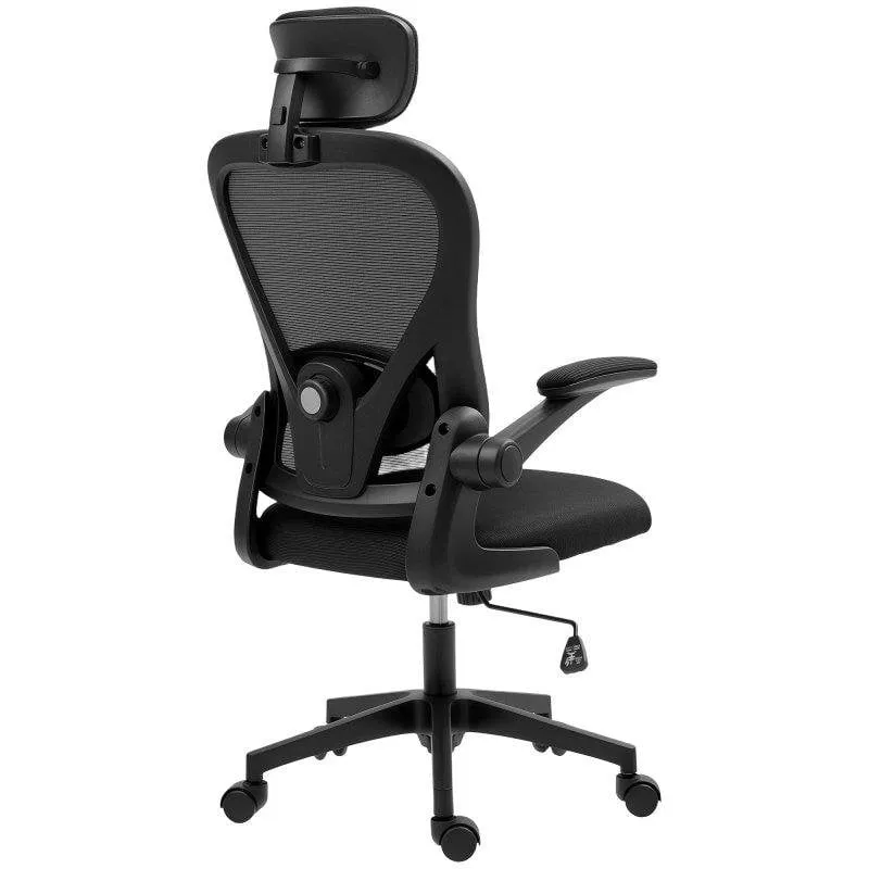 Sedia da scrivania Ergonomica Welltin 921-796V01BK Rete Traspirante - immagine 1