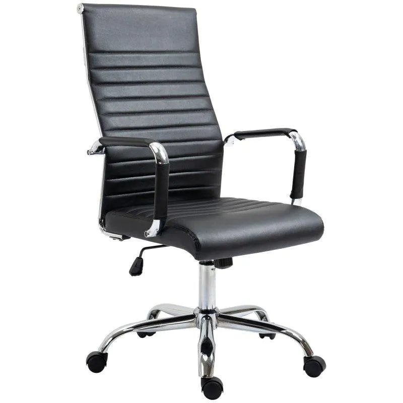 Sedia da Scrivania Welltin 921-383BK Ergonomica Cuo PU - immagine 1