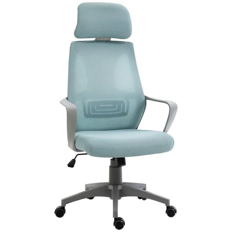 Sedia Ergonomica da Scrivania Welltin 921-225BU Blu - immagine 1