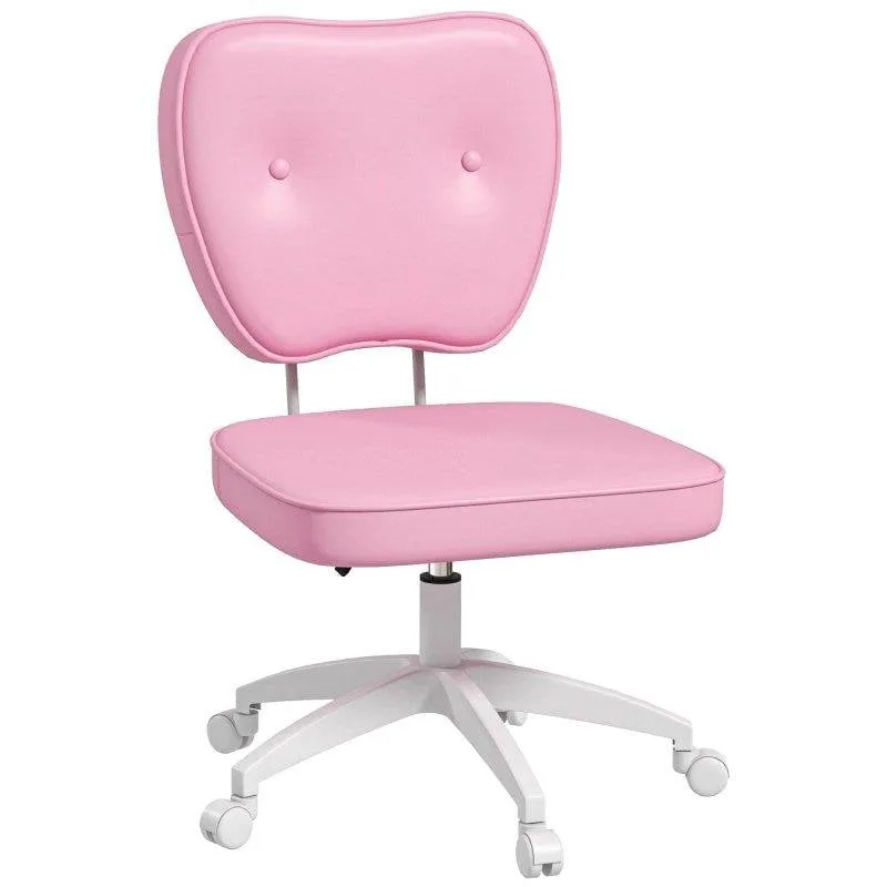 Sedia da Scrivania Welltin 921-687V00PK Rosa Girevole Regolabile 120 kg - immagine 1