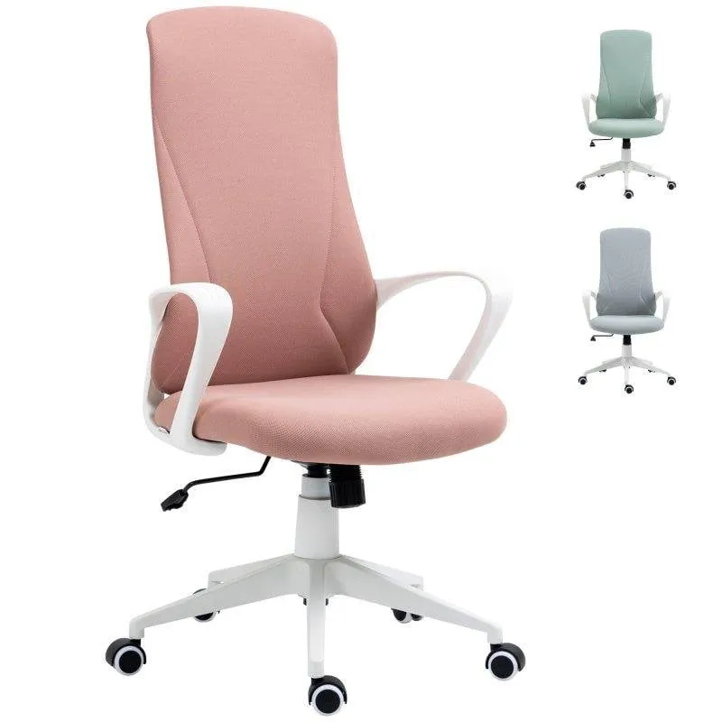 Sedia da Ufficio Welltin 921-637V00PK Rosa Girevole Regolabile 120kg - immagine 1