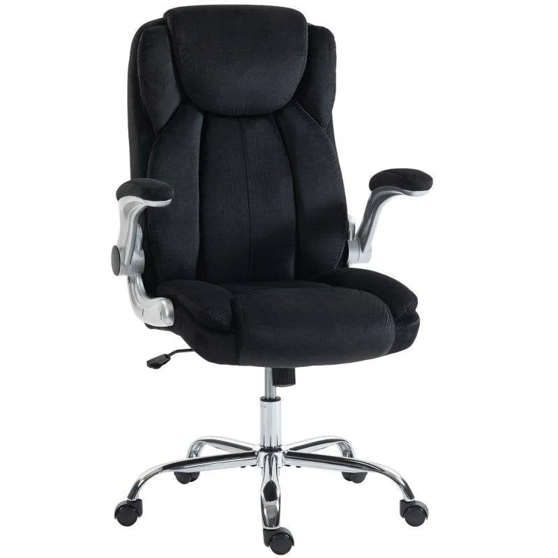 Sedia da Ufficio Welltin 921-955V00BK Schienale Alto Braccioli Ribaltabili - immagine 1