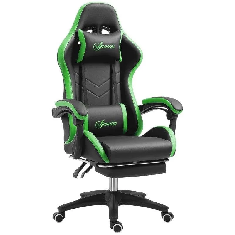 Sedia Gaming Welltin 921-618V06BK Cuoio Sintetico Poggiapiedi - immagine 1
