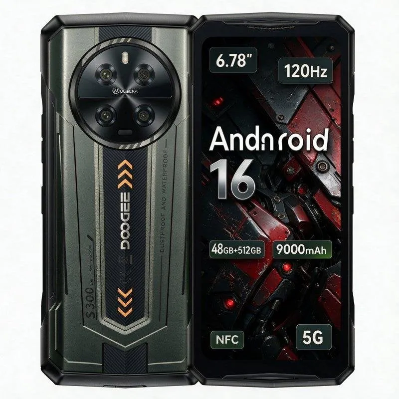 Doogee S300 5G 12GB 512GB 6.78" Giallo - immagine 1