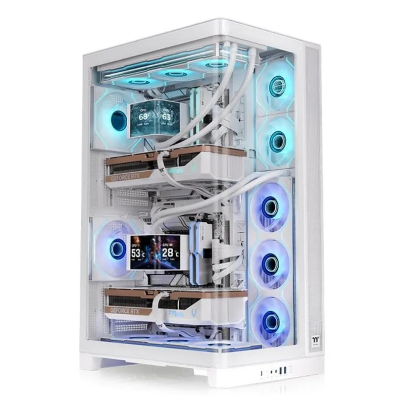 Gabinetto PC Thermaltake CAPO X Full Tower Bianco - immagine 1