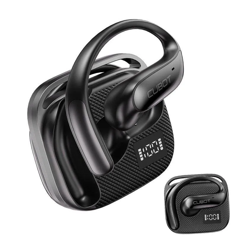 Auricolari Cubot Vibe R3 wireless Bluetooth 6.0 aperti ultraleggeri neri - immagine 1