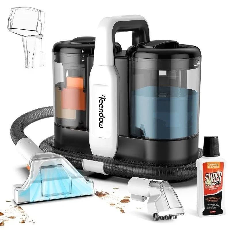 Aspirapolvere Pulitore Tessuti Teendow 450W 11000Pa Doppio Serbatoio 1500ml+800ml - immagine 1