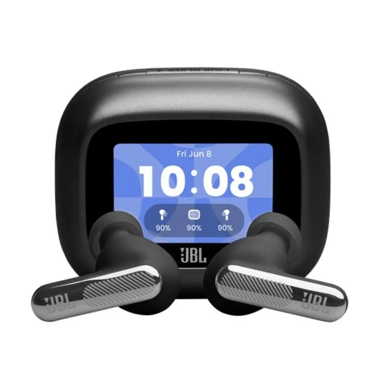 Auricolari JBL Live Beam 4 wireless Bluetooth con cancellazione rumore e IP55 neri - immagine 1