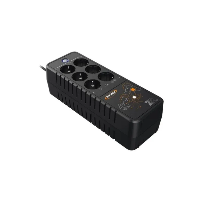 Sai Infosec 700VA Batteria Piombo Acido 10 Minuti Protezione Sovraccarichi - immagine 1