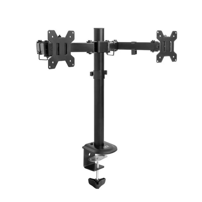 ACT AC8362 Supporto Monitor 2 Bracci Scrivania 10 a 32" VESA 75x75 a 100x100 Max 8Kg - immagine 1
