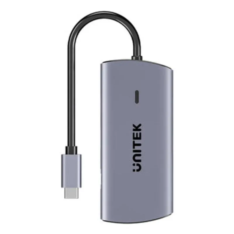 Hub Unitek 6 porte 5 Gbps modello D1113CGY01 con ricarica 100W e HDMI - immagine 1