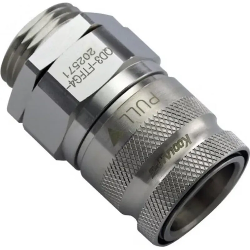 Refrigerazione Liquida Koolance QD3-FTFG4-P Nickel con connessione G1/4" - immagine 1