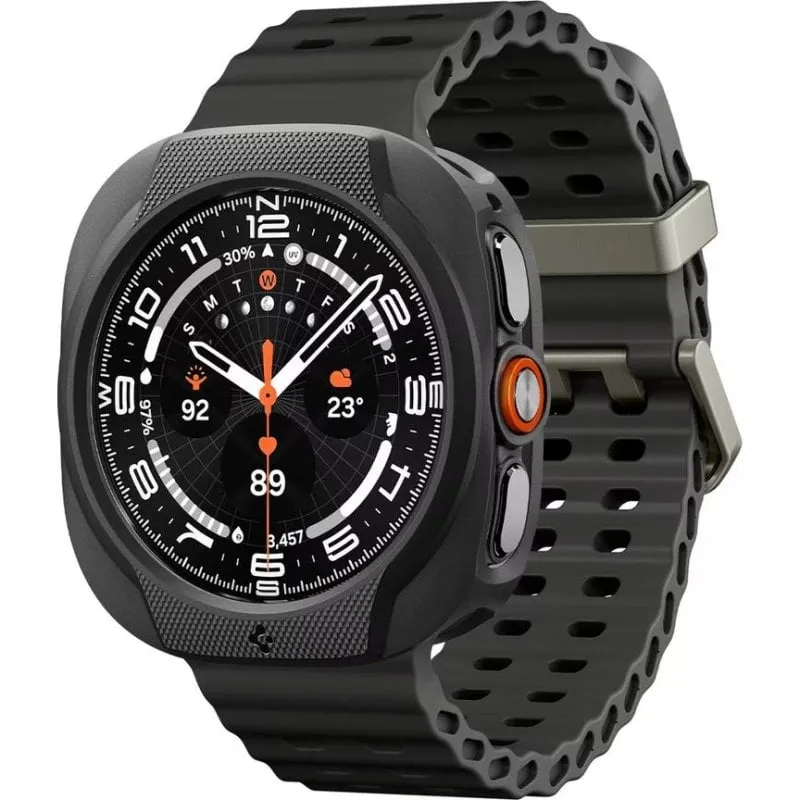 Custodia Spigen Samsung Galaxy Watch Ultra 2 Nero Opaco - immagine 1