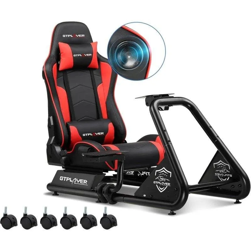 Cockpit di Sim Racing GTPLAYER con Altoparlanti e Supporto Regolabile - immagine 1