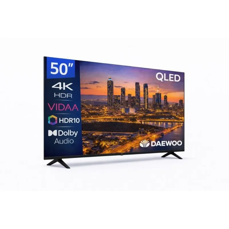 TV Daewoo QLED 50VB56QV 50" 4K UltraHD 60Hz Smart TV VIDAA HDR10 Dolby Audio - immagine 1