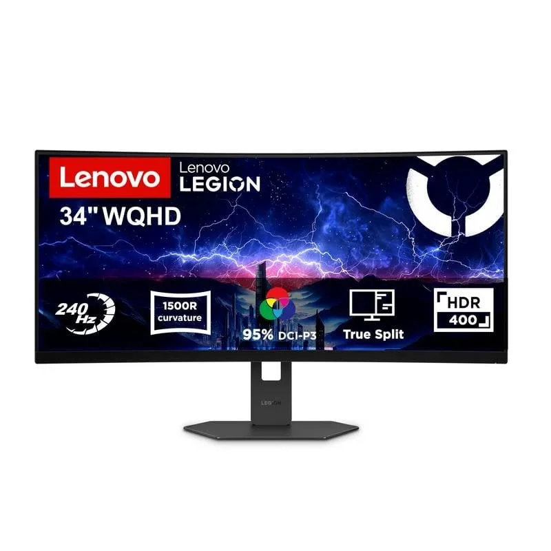 Monitor PC Lenovo Legion 34W-2c 34" Wide Quad HD 240Hz VA Curvo FreeSync Premium Regolazione altezza - immagine 1