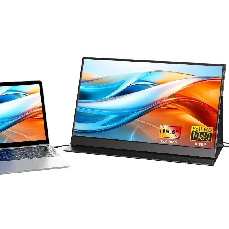 Monitor PC Uperfect 15.6" FullHD 60Hz IPS Touch USB-C Alluminio Nero - immagine 1