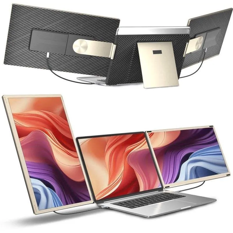 Monitor PC Siaviala S6 15,6" FullHD 60Hz Portatile Triplo USB-C HDMI Audio - immagine 1