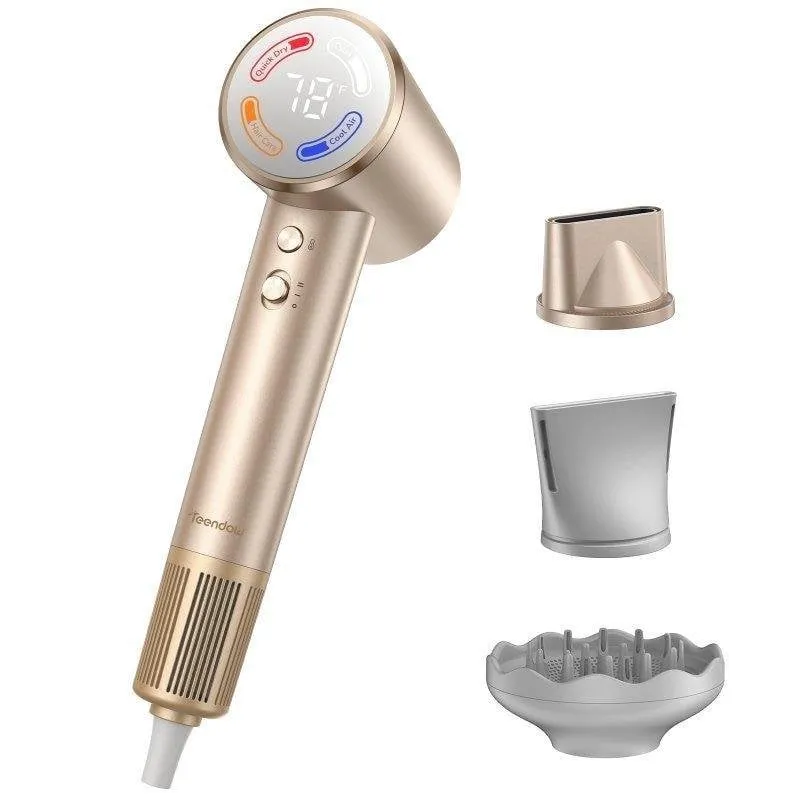 Phon Professionale Teendow 1600W Alta Velocità LED Silenzioso con Accessori - immagine 1