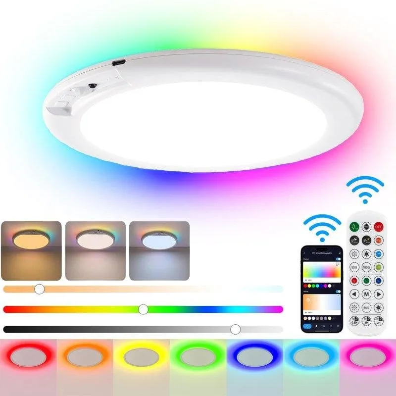 Plafon OVO T128 Batteria 10000 mAh LED RGB IP44 - immagine 1