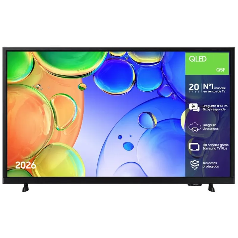 TV Samsung QLED TQ32Q5FAAUXSP 32" Full HD 50Hz Smart TV Tizen Quantum HDR10+ - immagine 1