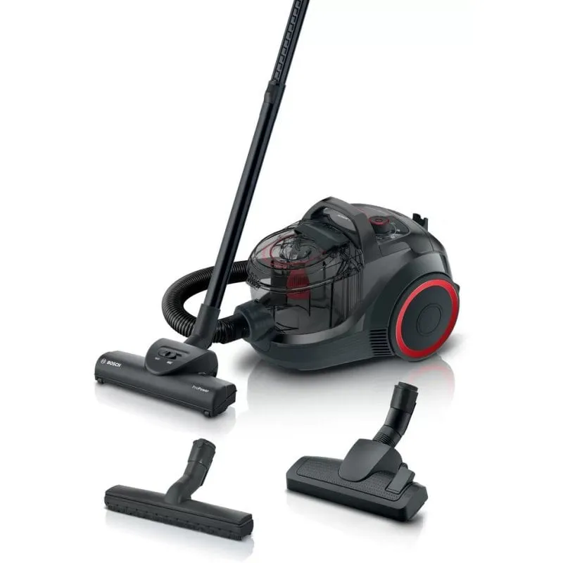 Aspirapolvere senza Sacco Bosch Serie 4 BGS21POW2 600W HEPA 13 2L Nero - immagine 1