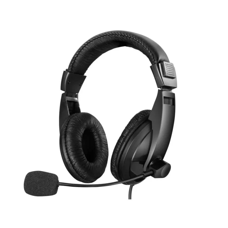 Auricolari Sandberg Saver USB con cavo USB Tipo-A per chiamate e musica neri - immagine 1