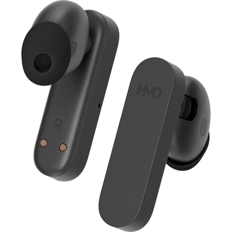 Auricolari HMD Amped Buds wireless Bluetooth con cancellazione rumore, microfono e IP54, neri - immagine 1