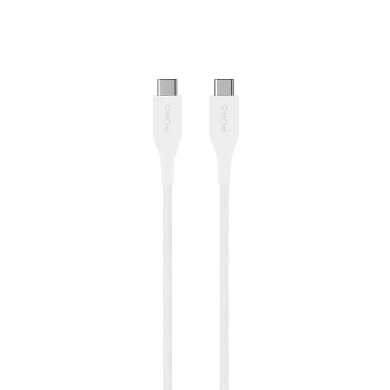 Cavo USB PURO CUSBCUSBCWHI 1 m Bianco Trasferimento 480 Mbit/s - immagine 1