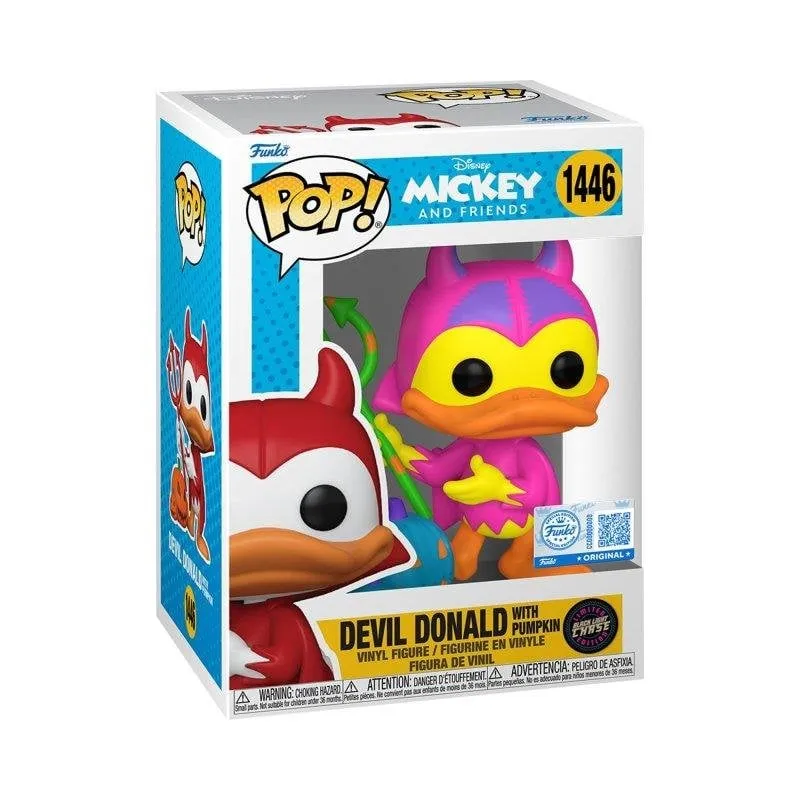 Figura POP Disney Funko Devil Donald Pumpkin Chase - immagine 1