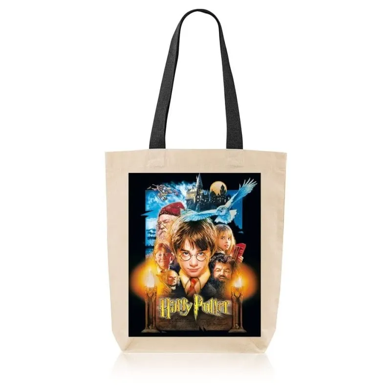 Borsa Tote Harry Potter Cotone Alta Qualità Stampa Digitale - immagine 1