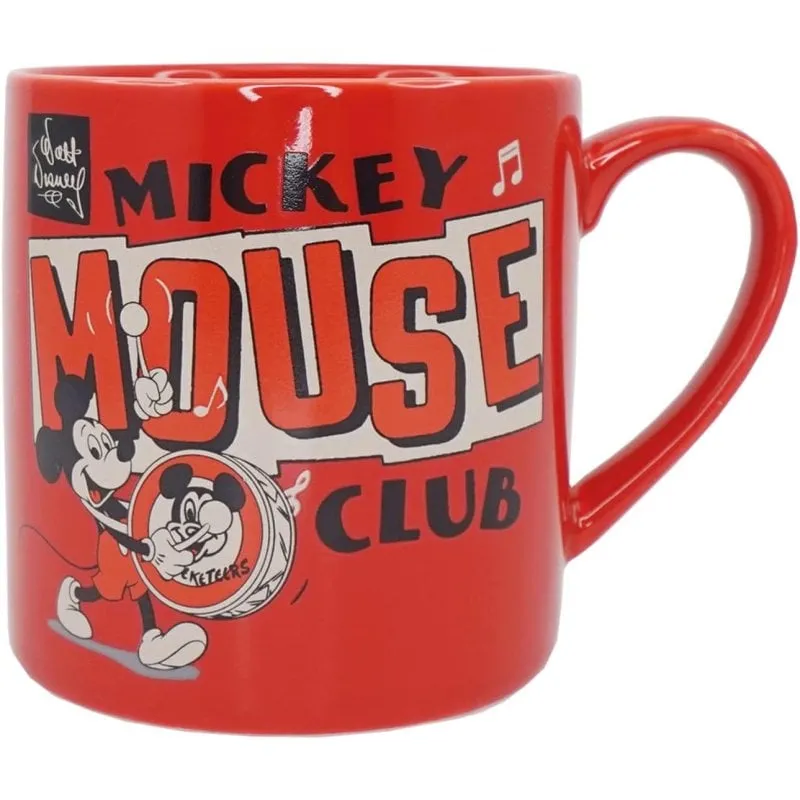 Tazza Mickey Mouse Disney Howdy Folks Ceramica 315 ml Rossa - immagine 1