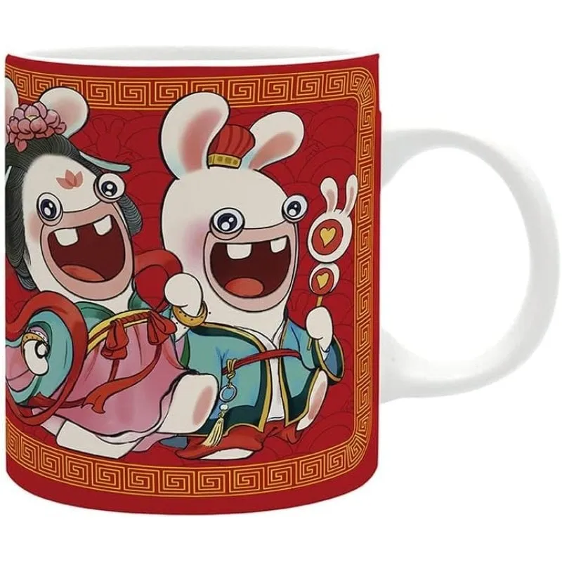 Tazza Raving Rabbids The Lapins Cretins Capodanno Cinese Ceramica 320 ml - immagine 1