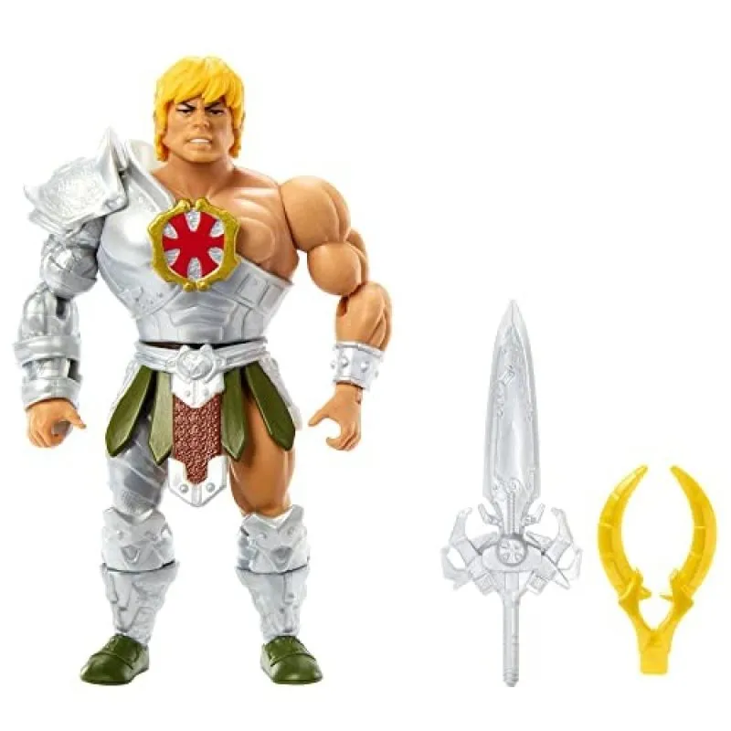 Action figure He-Man Snake Armor 14 cm articolata con accessori - immagine 1
