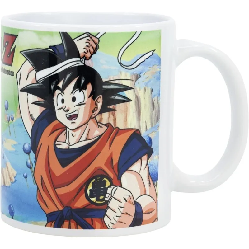 Tazza Dragon Ball Z Stor Bulma e Goku Ceramica 325 ml - immagine 1