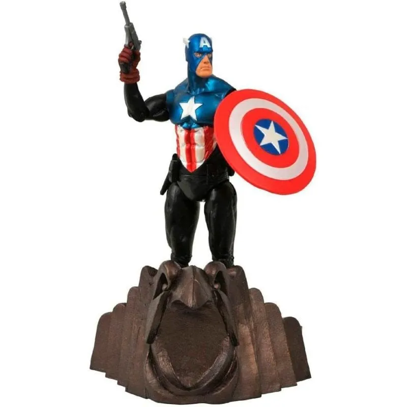 Figura Capitano America Diamond Select Marvel Select 18 cm Articolata PVC - immagine 1