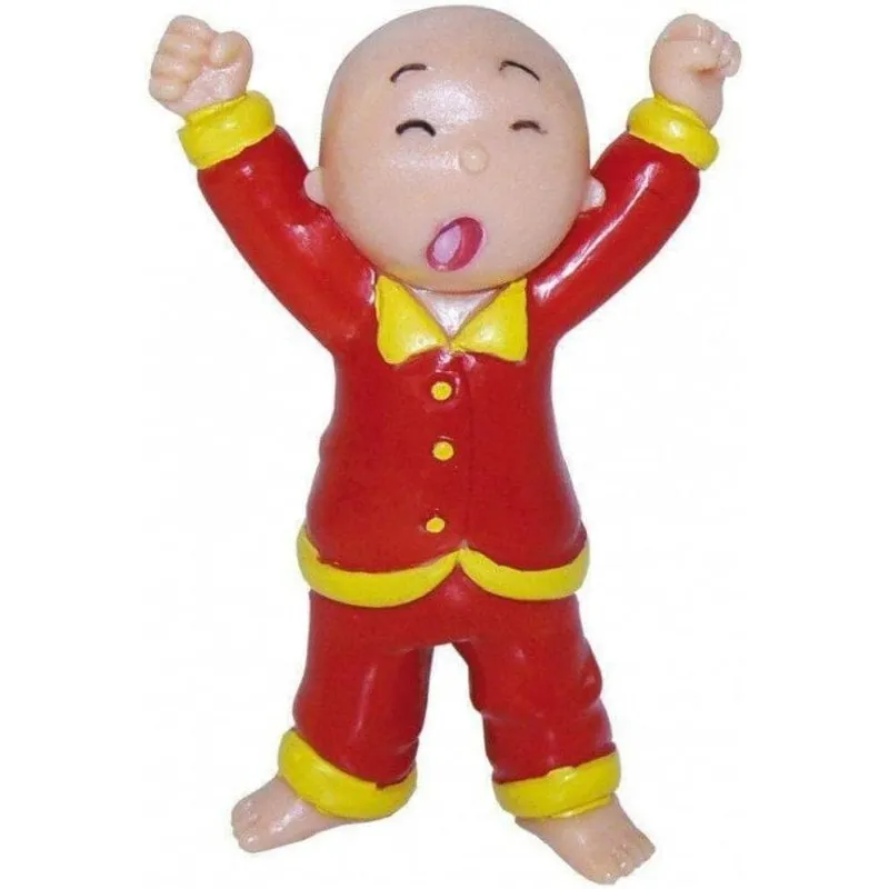 Figura Caillou Comansi 7,5 cm Pigiama Sbadiglio Collezione Cinema - immagine 1