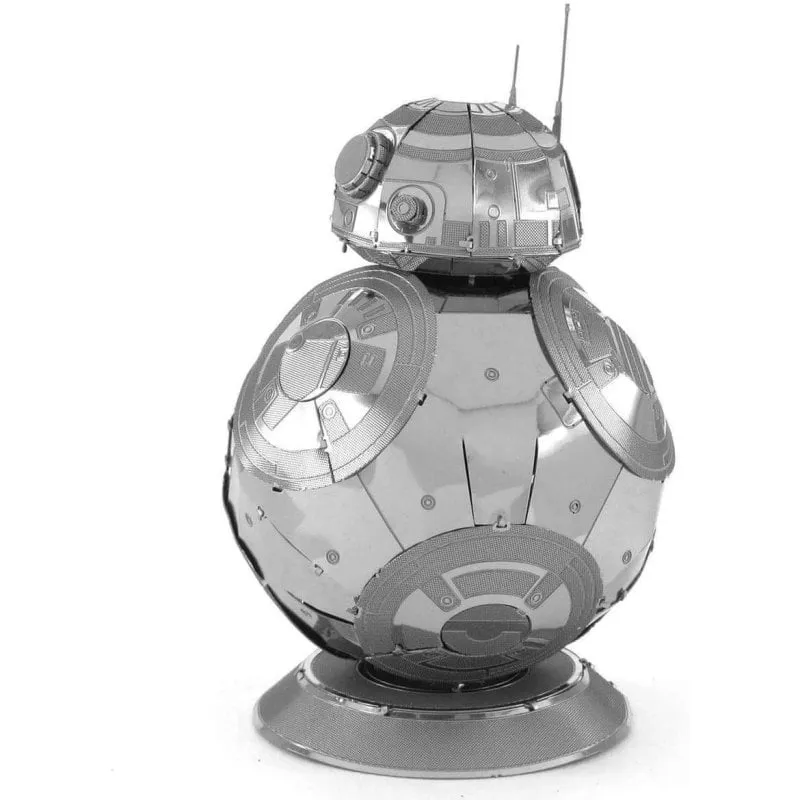 Modello 3D Metallo BB-8 Star Wars Fascinations Finitura Cromata - immagine 1