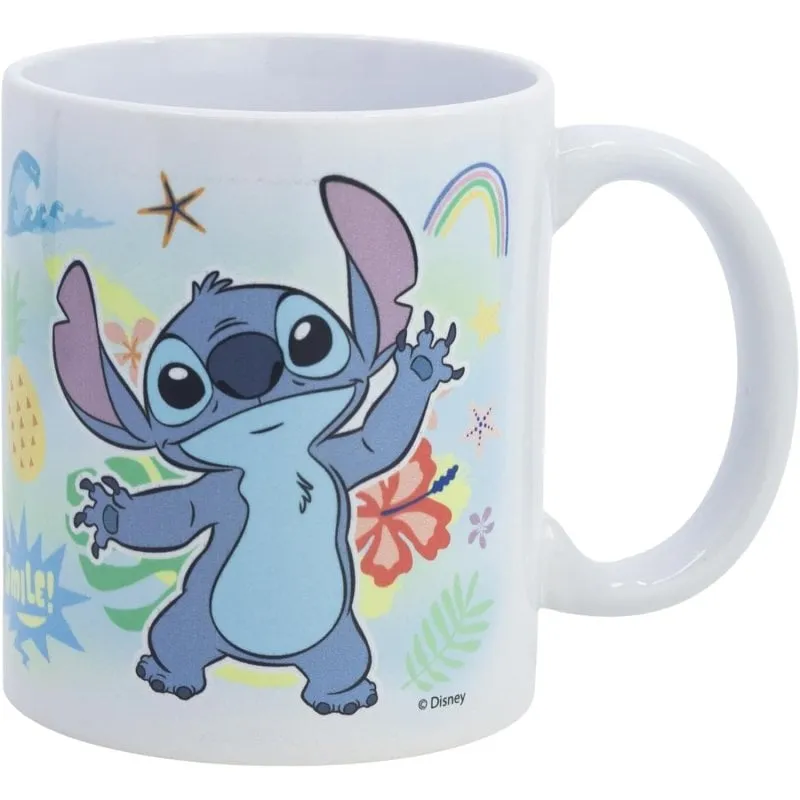 Tazza Stitch Stor Seaworld Disney Ceramica 325 ml - immagine 1
