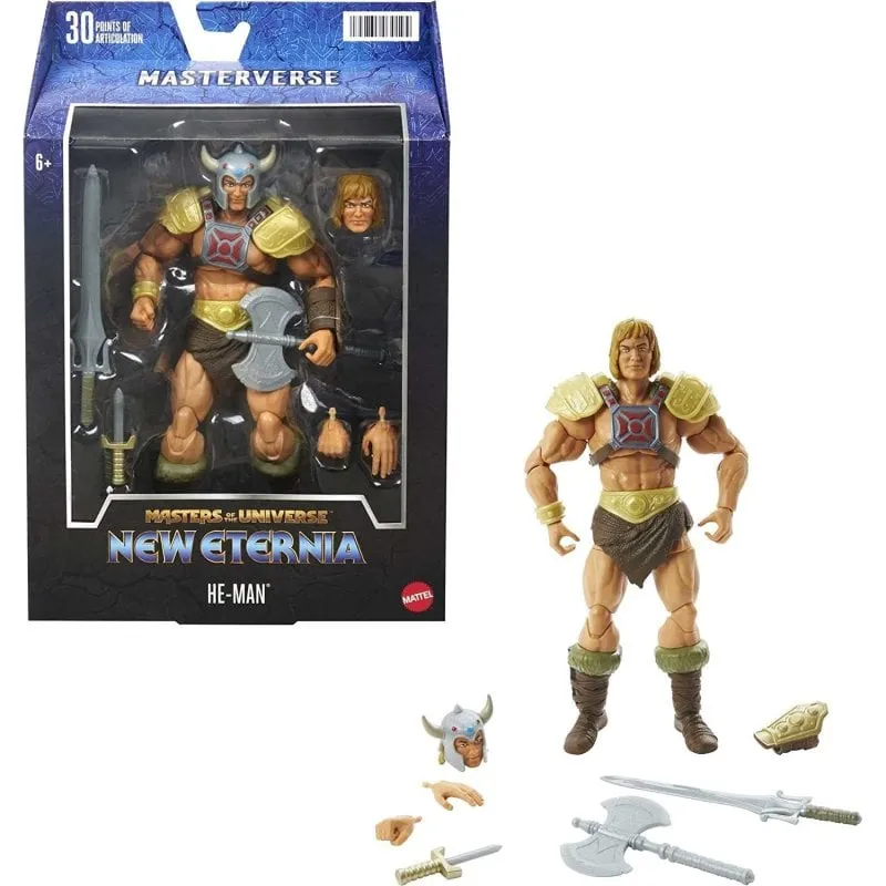 Figura He-man Masterverse New Eternia Viking Articolata 18 cm PVC - immagine 1