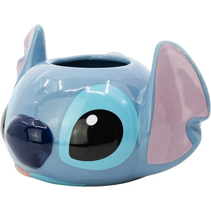 Tazza Ceramica 3D Stitch Disney 375 ml Confezione Trasparente - immagine 1