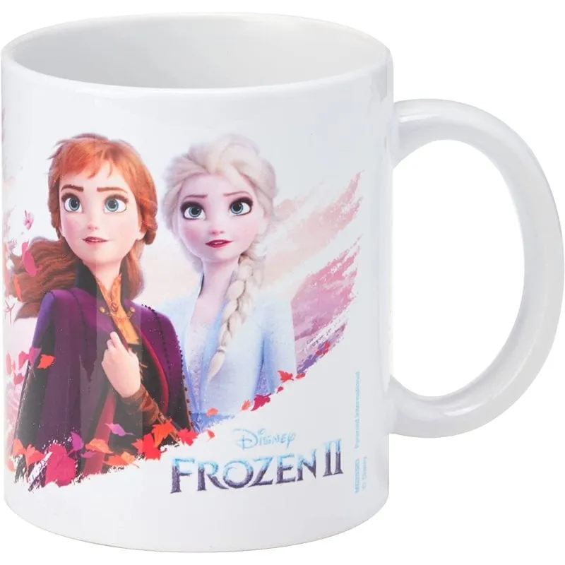 Tazza Anna e Elsa Frozen II Disney Ceramica 315 ml - immagine 1