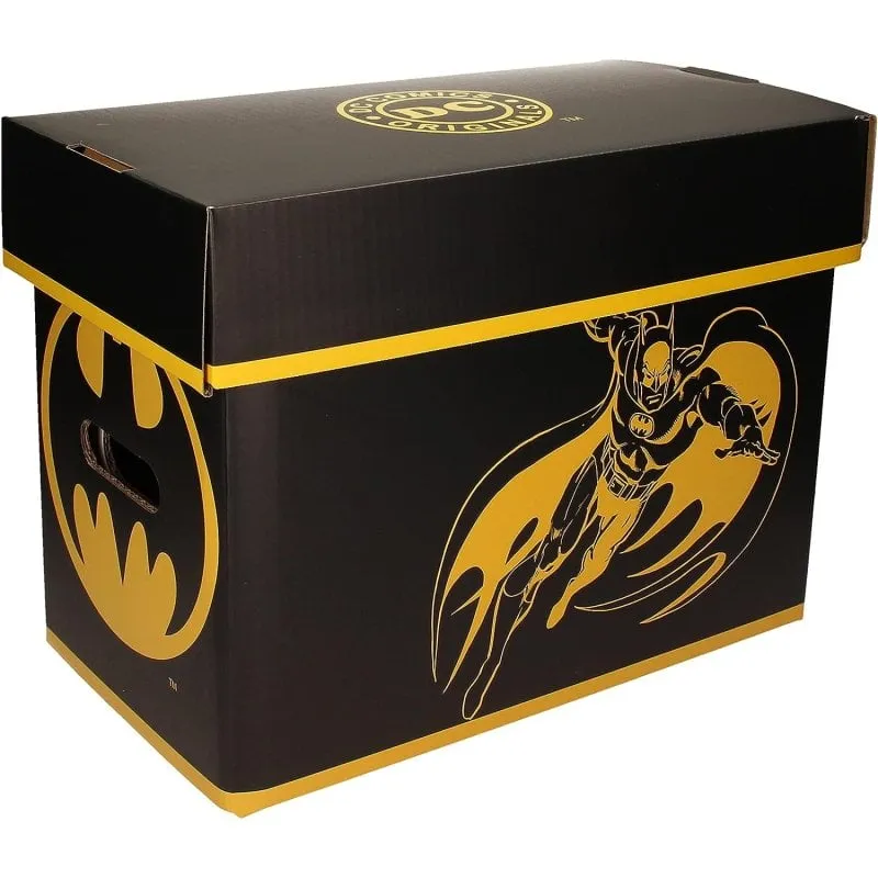 Scatola per Fumetti Batman SD Toys Illustrazione Nero Giallo Coperchio - immagine 1