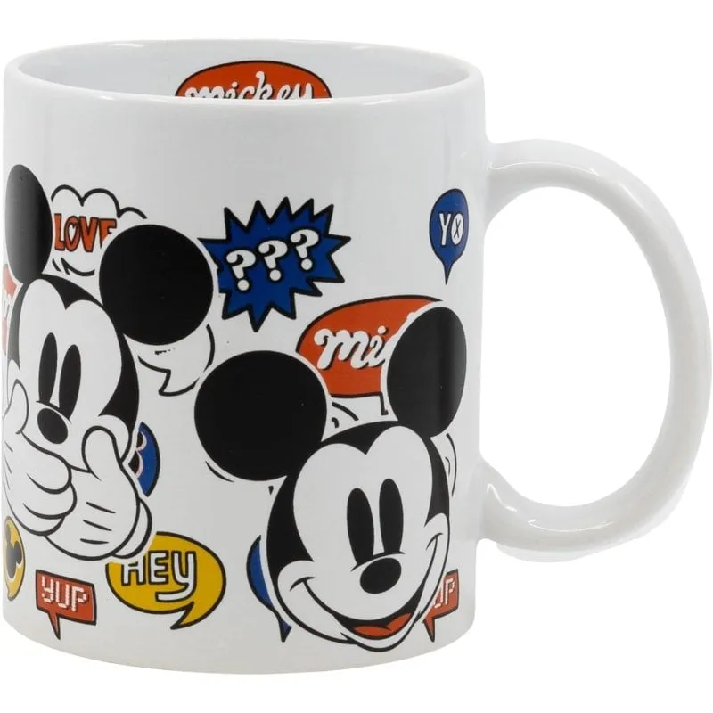 Tazza Disney Mickey Mouse Ceramica 350 ml Fumetti - immagine 1