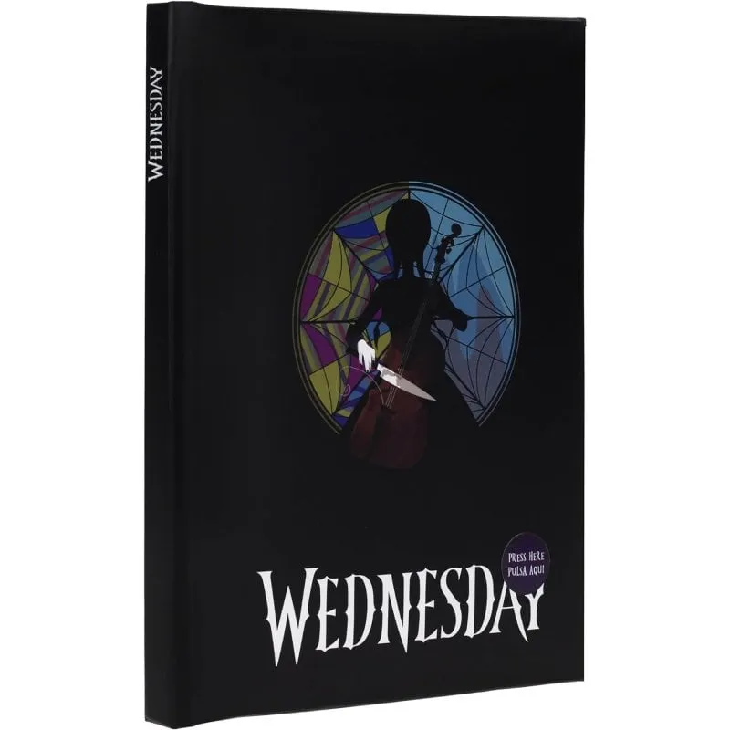 Taccuino SD Toys Wednesday Rosone con Luce Edizione Cinema - immagine 1
