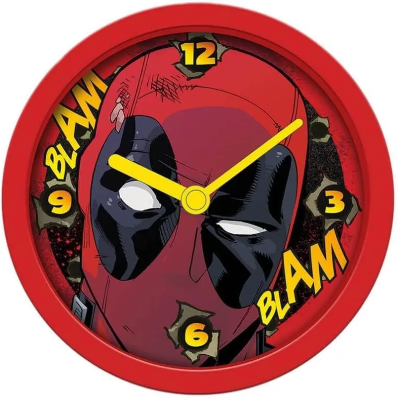 Orologio da Tavolo Pyramid International Deadpool Marvel Stile Fumetto - immagine 1