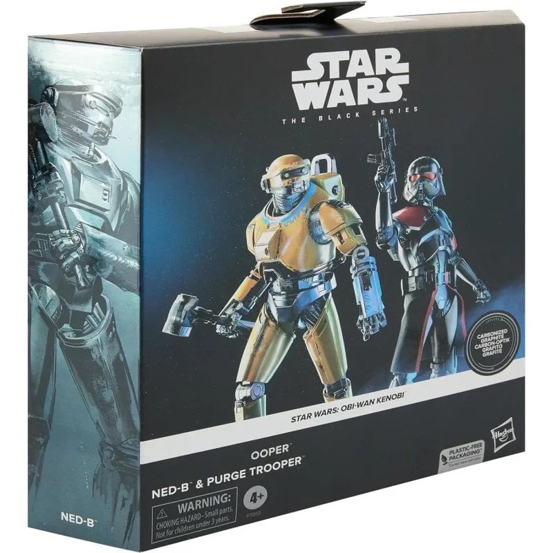 Figura Star Wars Hasbro Ned-B e Purge Trooper 15 cm Black Series - immagine 1
