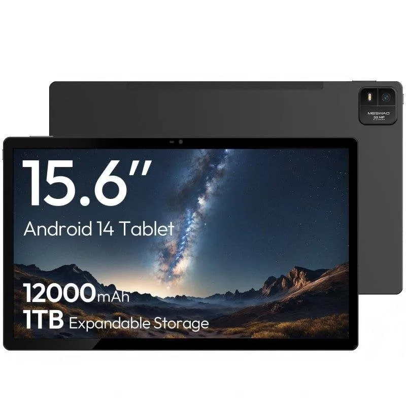 Tablet MESWAO B3 Pro WiFi 15,6" 8GB 256GB Nero Stylus Pen - immagine 1
