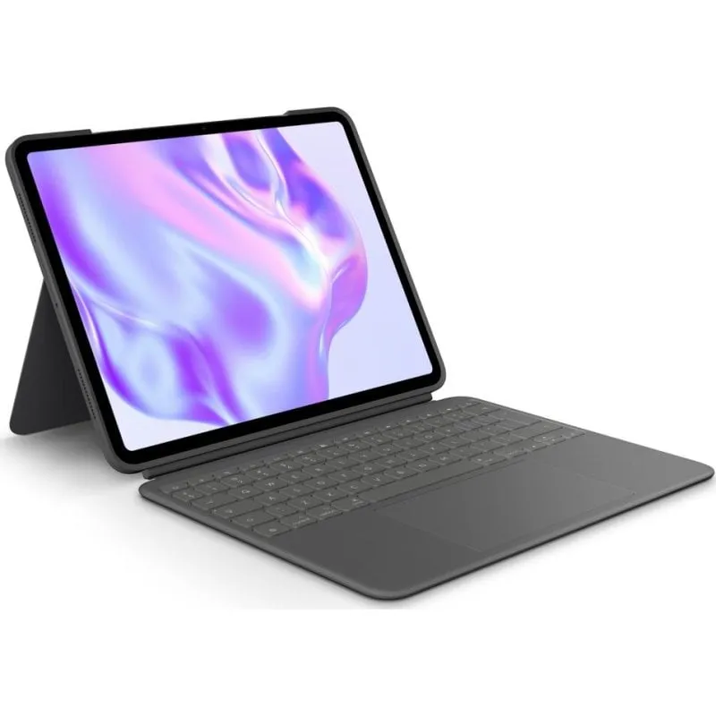 Custodia con tastiera Logitech Combo Touch per iPad Pro 13 M4 Grafite - immagine 1